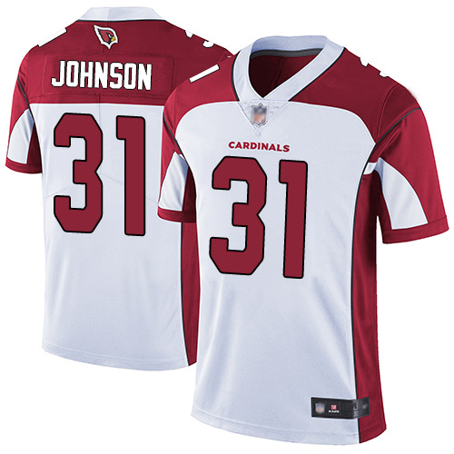 Arizona Cardinals Limited White Men David Johnson Road Jersey NFL Football #31 Vapor Untouchable